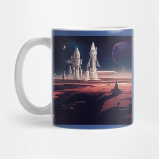 Interplanetary Spaceport Mug